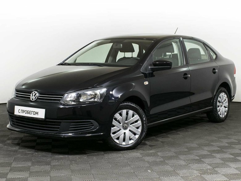Volkswagen Polo sedan 2016 черный