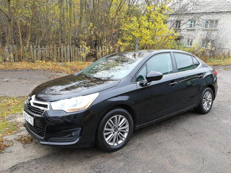 Ситроен с4 седан 2013 черный