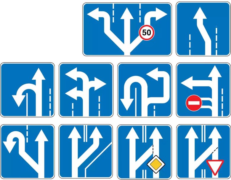 Знаки особых предписаний 5.15.1