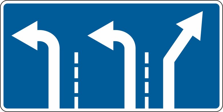 5.15.1 Направления движения по полосам