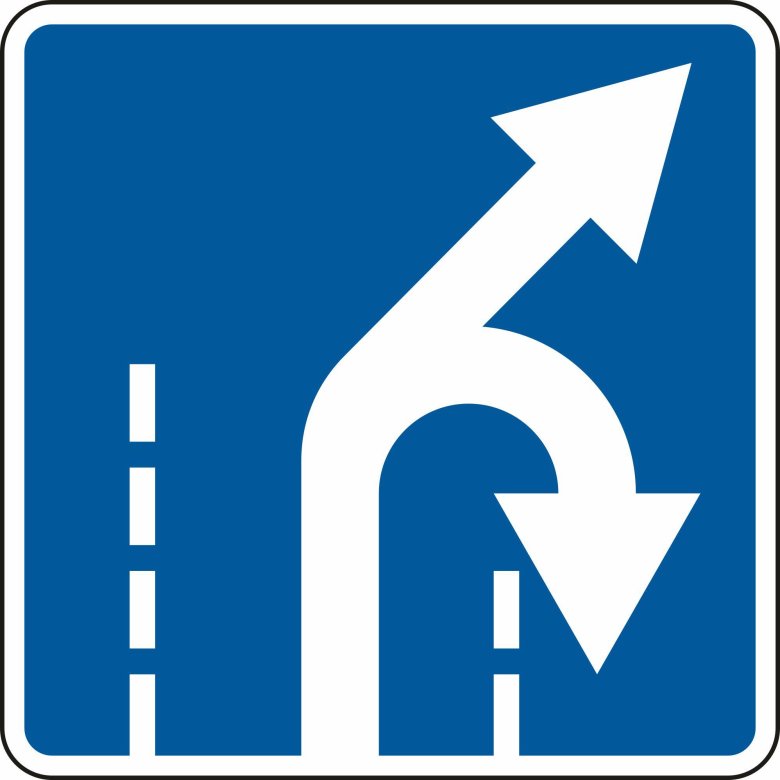 Знак разворот