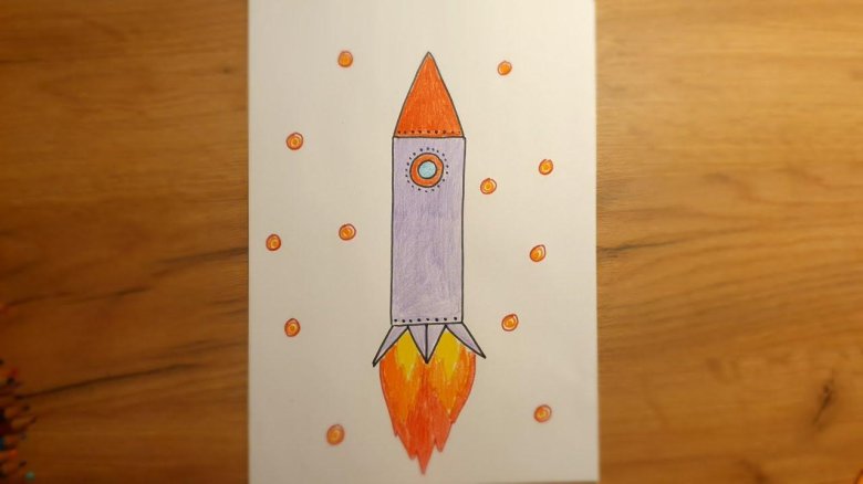 Ракета рисунок