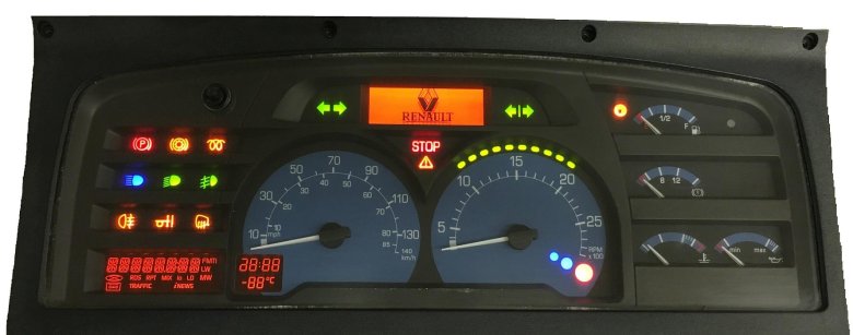 Панель приборов Рено премиум 420 DCI 2004