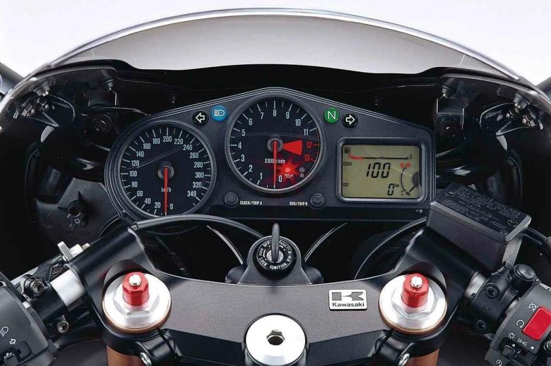 Kawasaki Ninja ZX-12r приборная панель