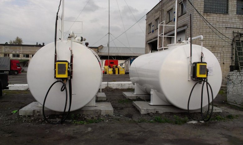 Монтаж емкости 2000 м3 ГСМ