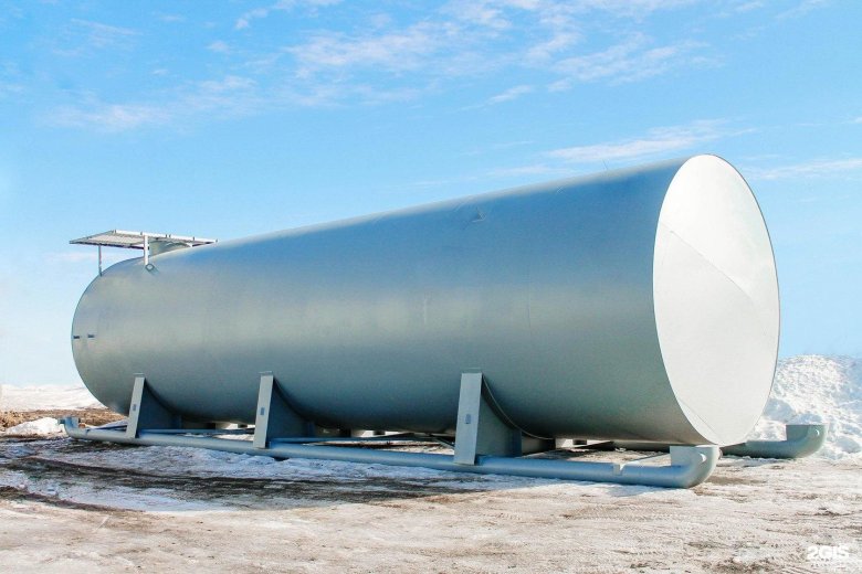 Резервуар СПГ 250м3 горизонтальный