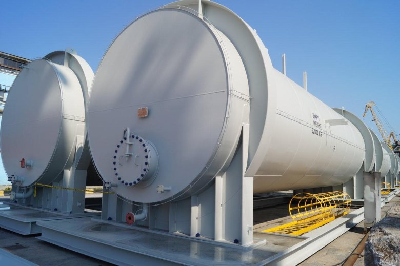 Резервуарный парк горизонтальных резервуаров