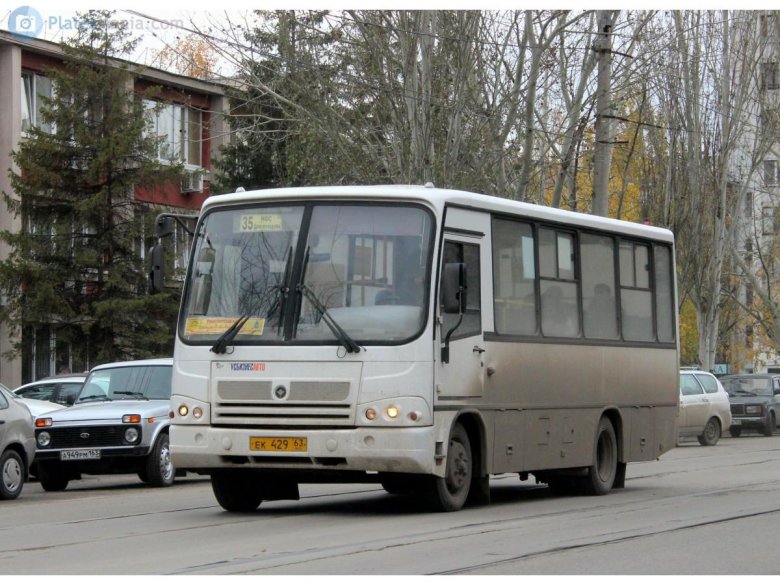 ПАЗ 3203 вид сзади