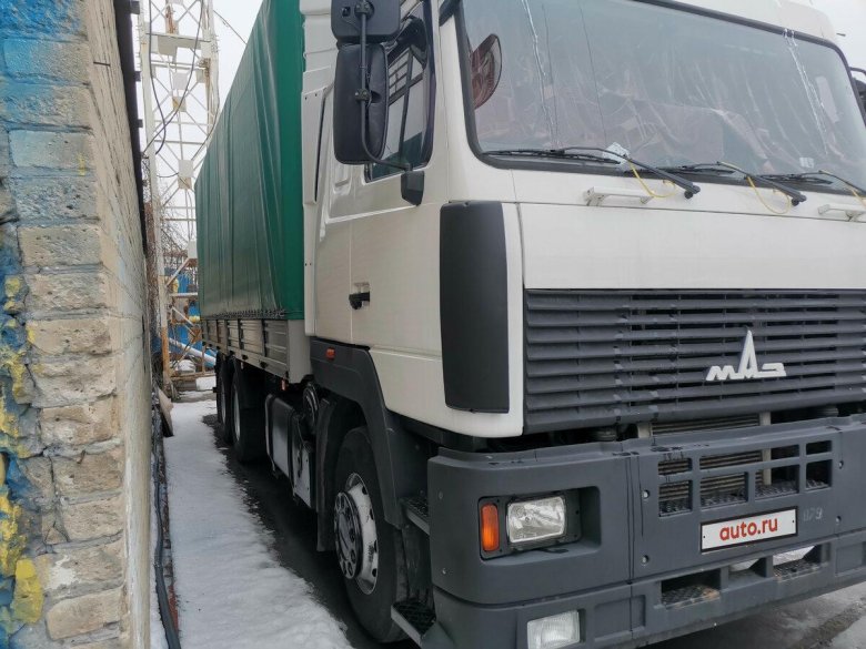 МАЗ 6312 белый