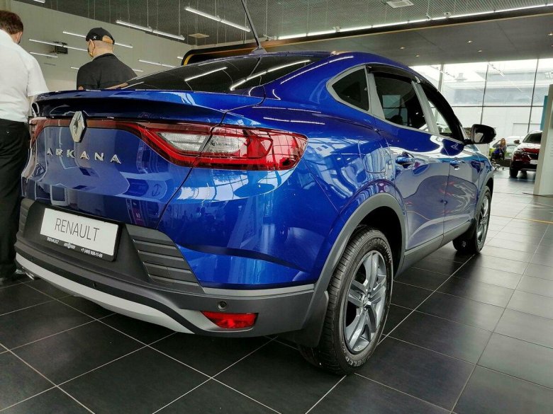 Рено аркана синяя