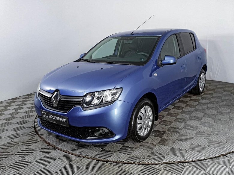 Рено логан 2015 синий