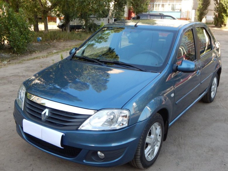 Рено Логан 1 Рестайлинг синий
