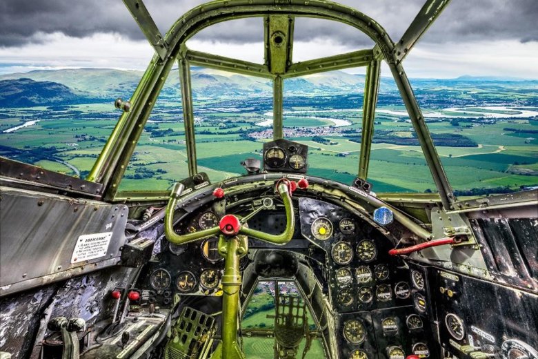 Ил-2 кабина пилота