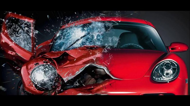 Разбитое авто