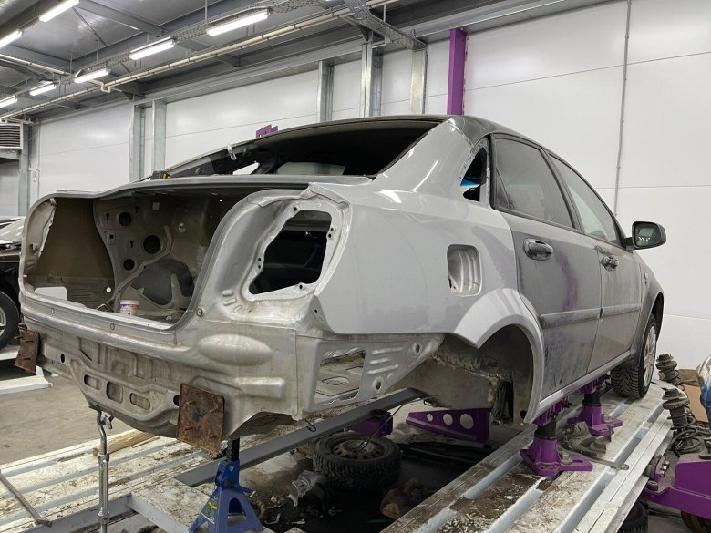 Гранта перед ремонт кузова