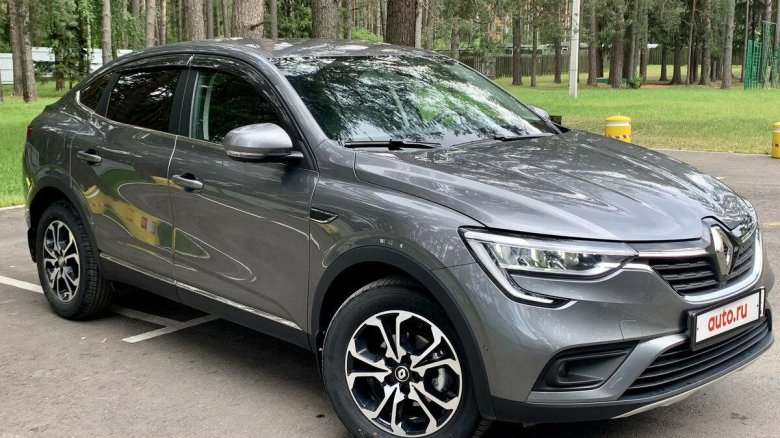 Рено аркана темно серый