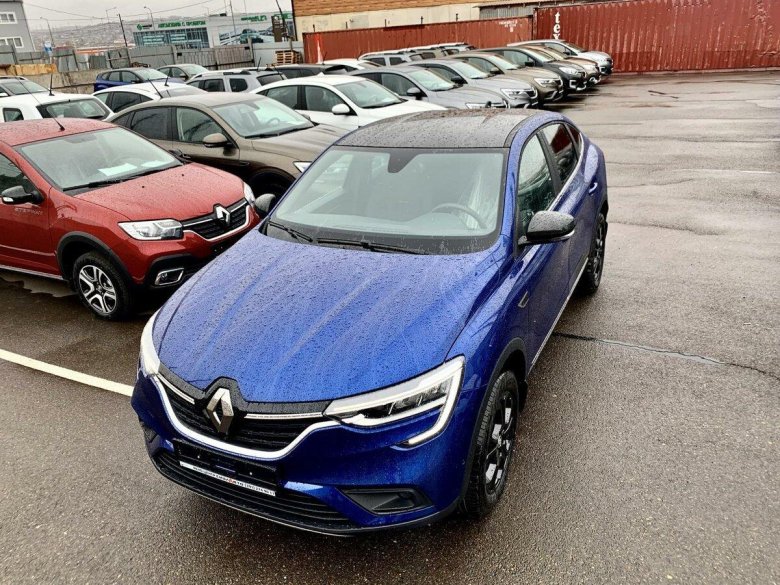 Рено аркана синяя