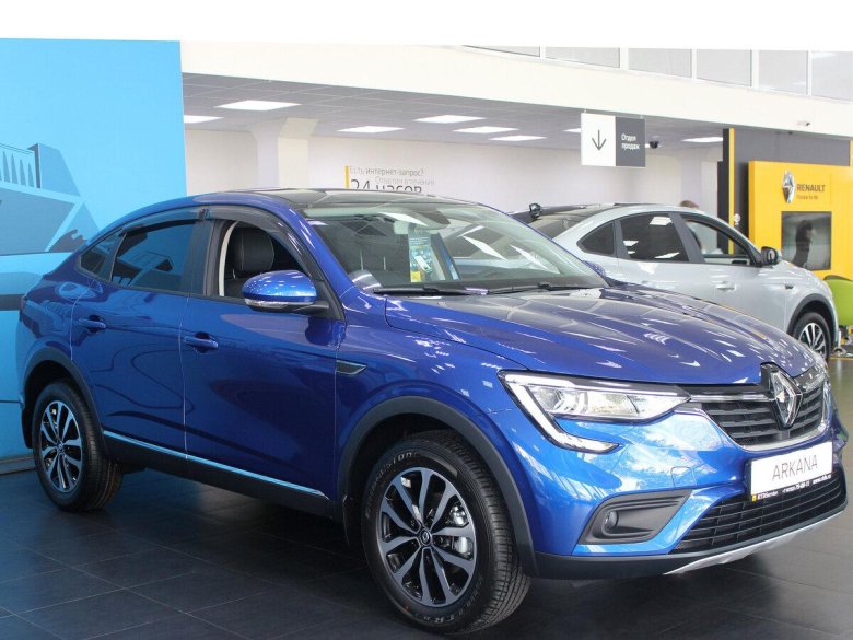 Рено аркана синяя