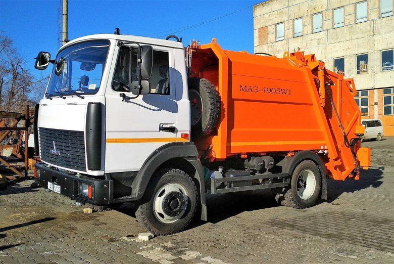 МАЗ 490143 390 мусоровоз