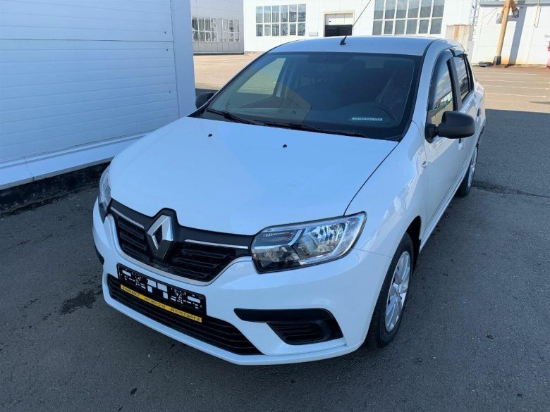 Рено Логан 2019 белый