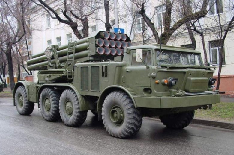 РСЗО 9к57 «ураган»