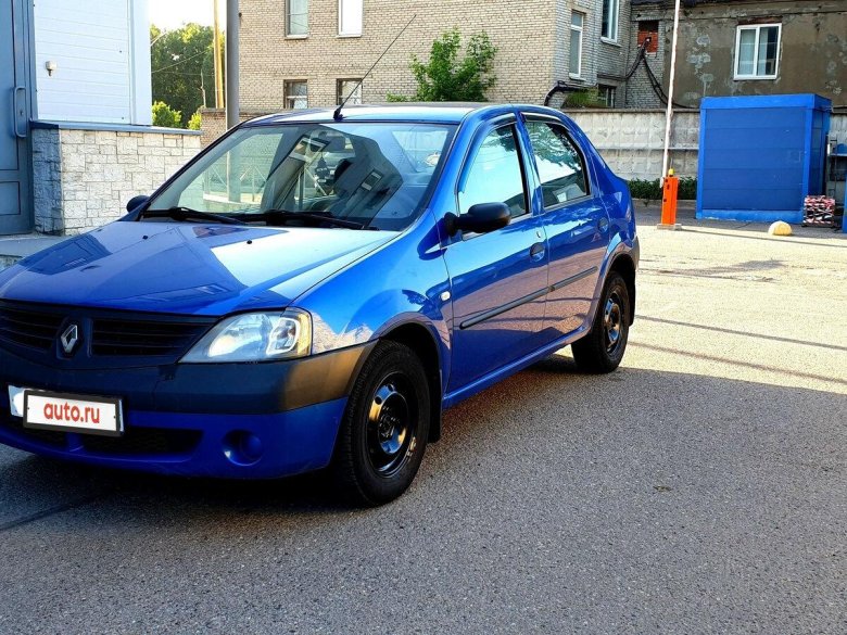 Рено Логан синий 2008