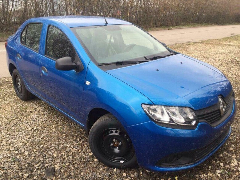 Рено Логан синий