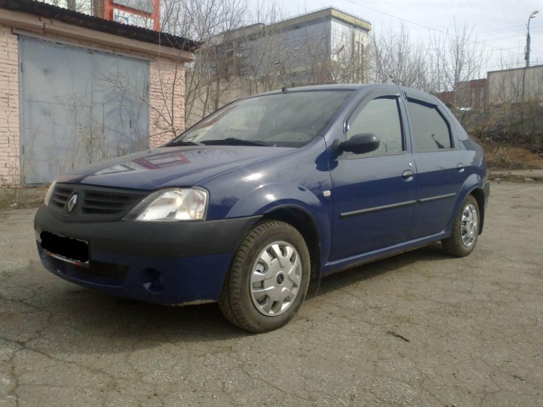 Рено Логан 2006 1.4 синий