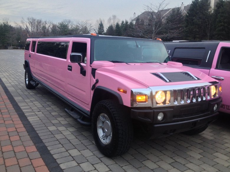 Хаммер h2 розовый