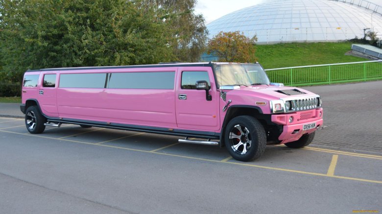 Hummer h2 лимузин Pink