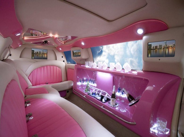 Hummer h2 лимузин Pink