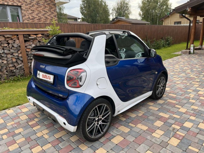 Мерседес смарт синий