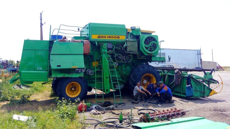 Акрос 530 будни тракториста