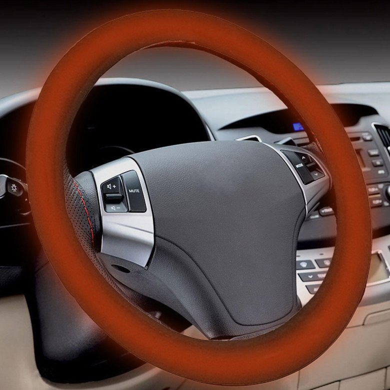 Автомобильный чехол на руль с подогревом