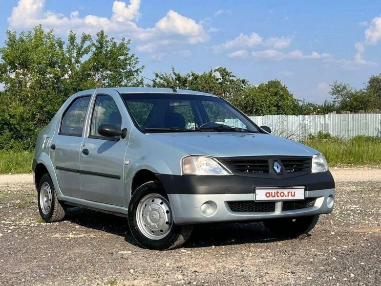 Рено логан 2009 серый