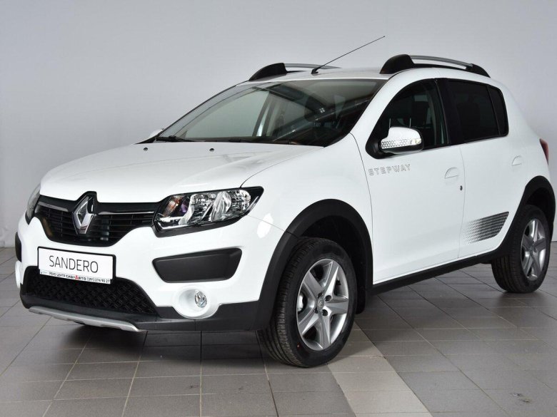 Рено Сандеро степвей 2 белый