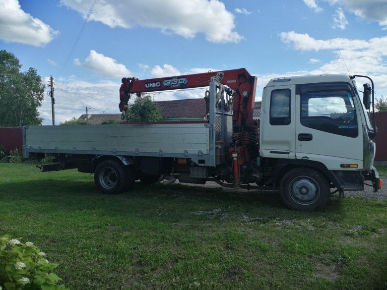 Исузу форвард манипулятор 5т