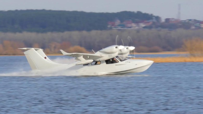 Самолет-амфибия л-42 \ чайка\