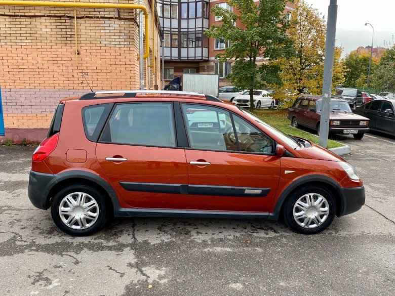 Рено сценик 2004 красный