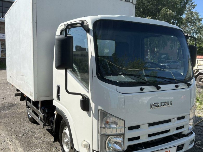 Isuzu npr75 изотермический фургон