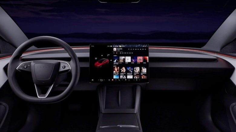 Tesla model 3 салон