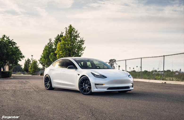 Tesla model 3 White