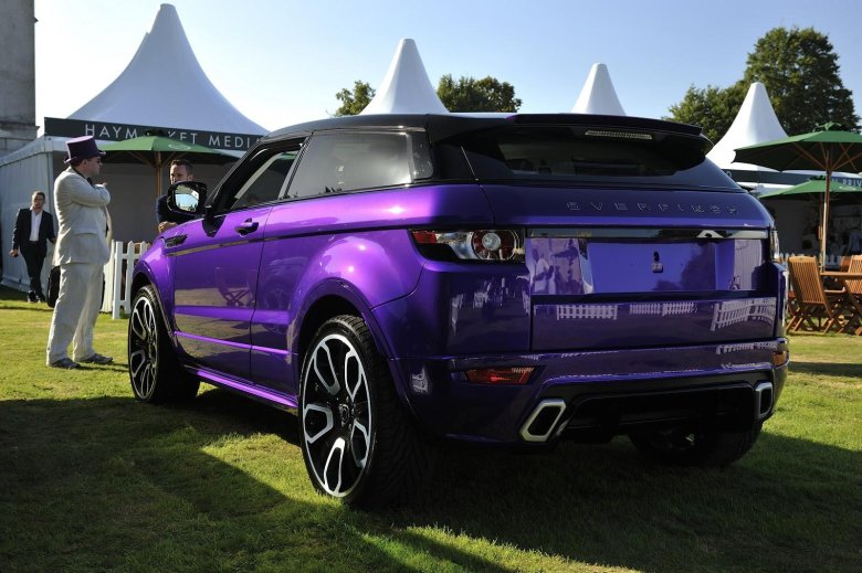 Рендж Ровер Эвок фиолетовый