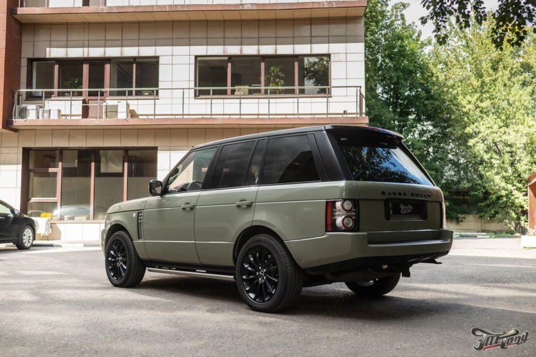 Range Rover l322 зеленый