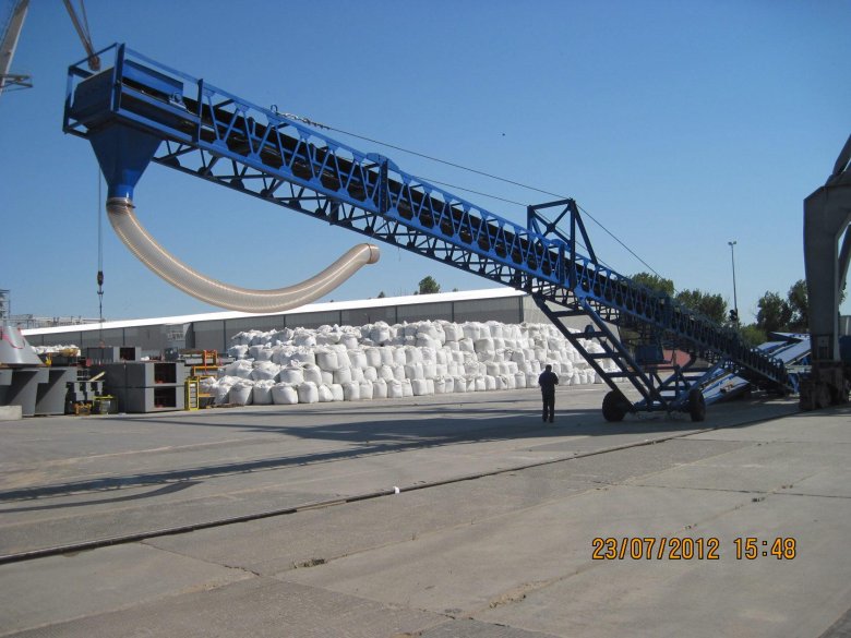 Желобчатый ленточный конвейер