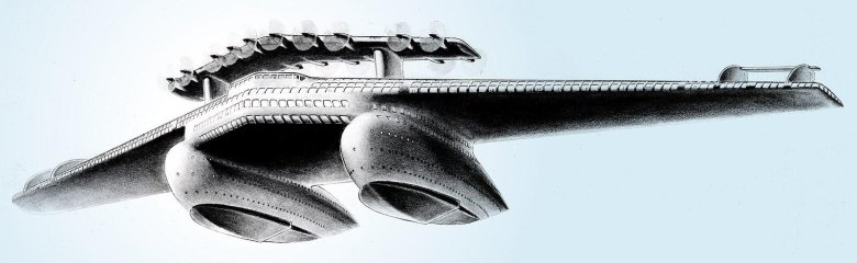 Норман бел Геддес Air Liner number 4