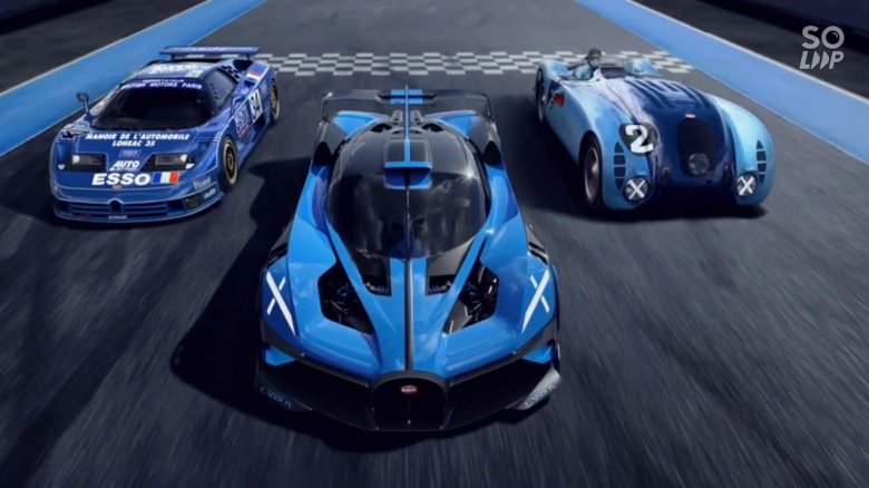 Бугатти болид 2020