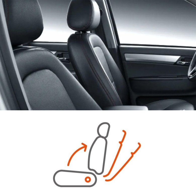 С заднего сиденья