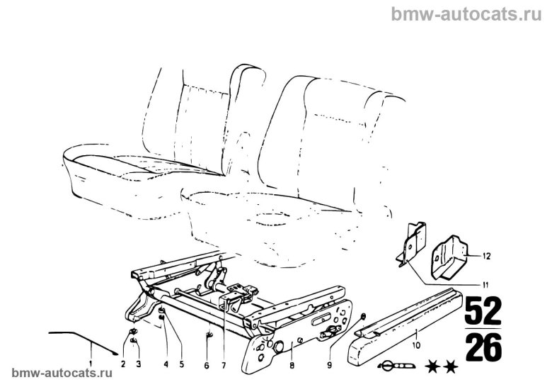 Механизм регулировки сиденья по высоте