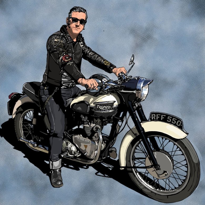 Рокеры на мотоциклах